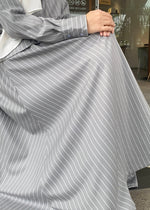 Load image into Gallery viewer, Lucy Striped Skirt in Grey
