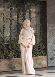 Yara Dress in Milk Tea