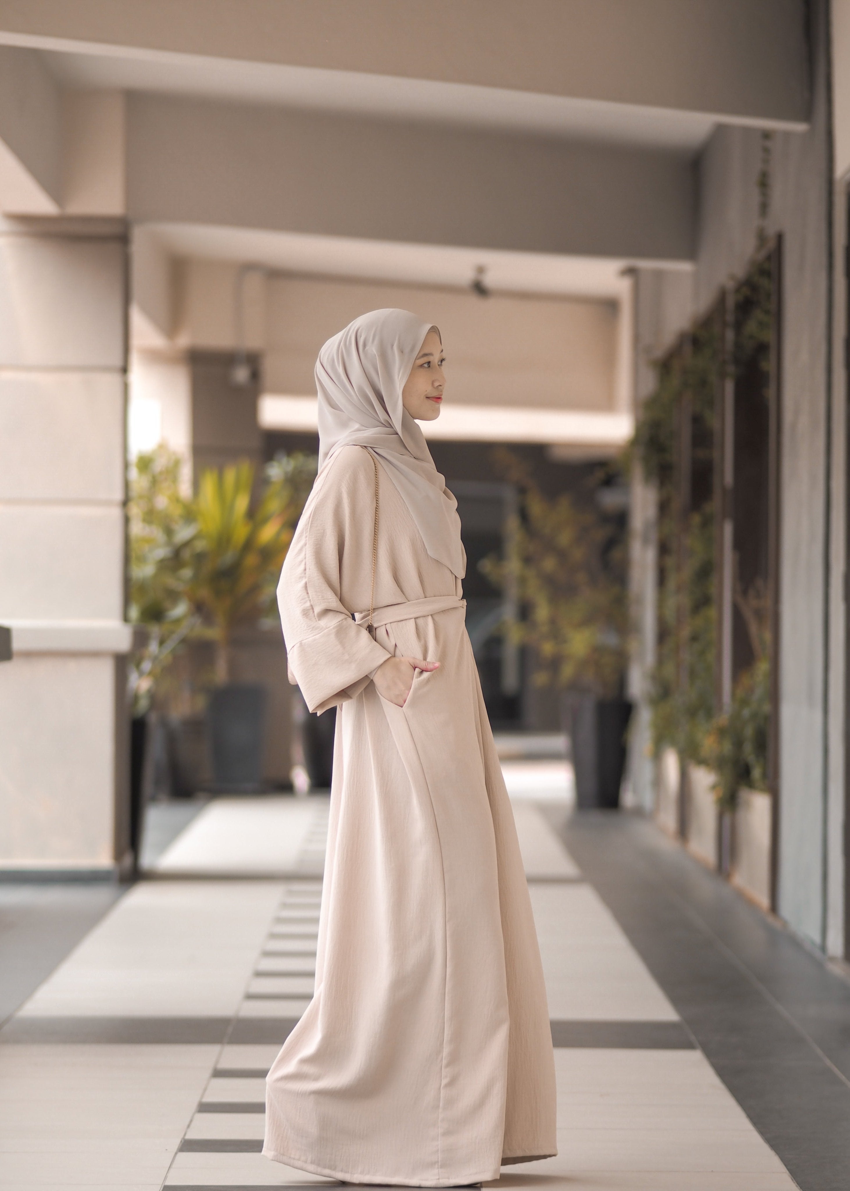 Yara Dress in Milk Tea