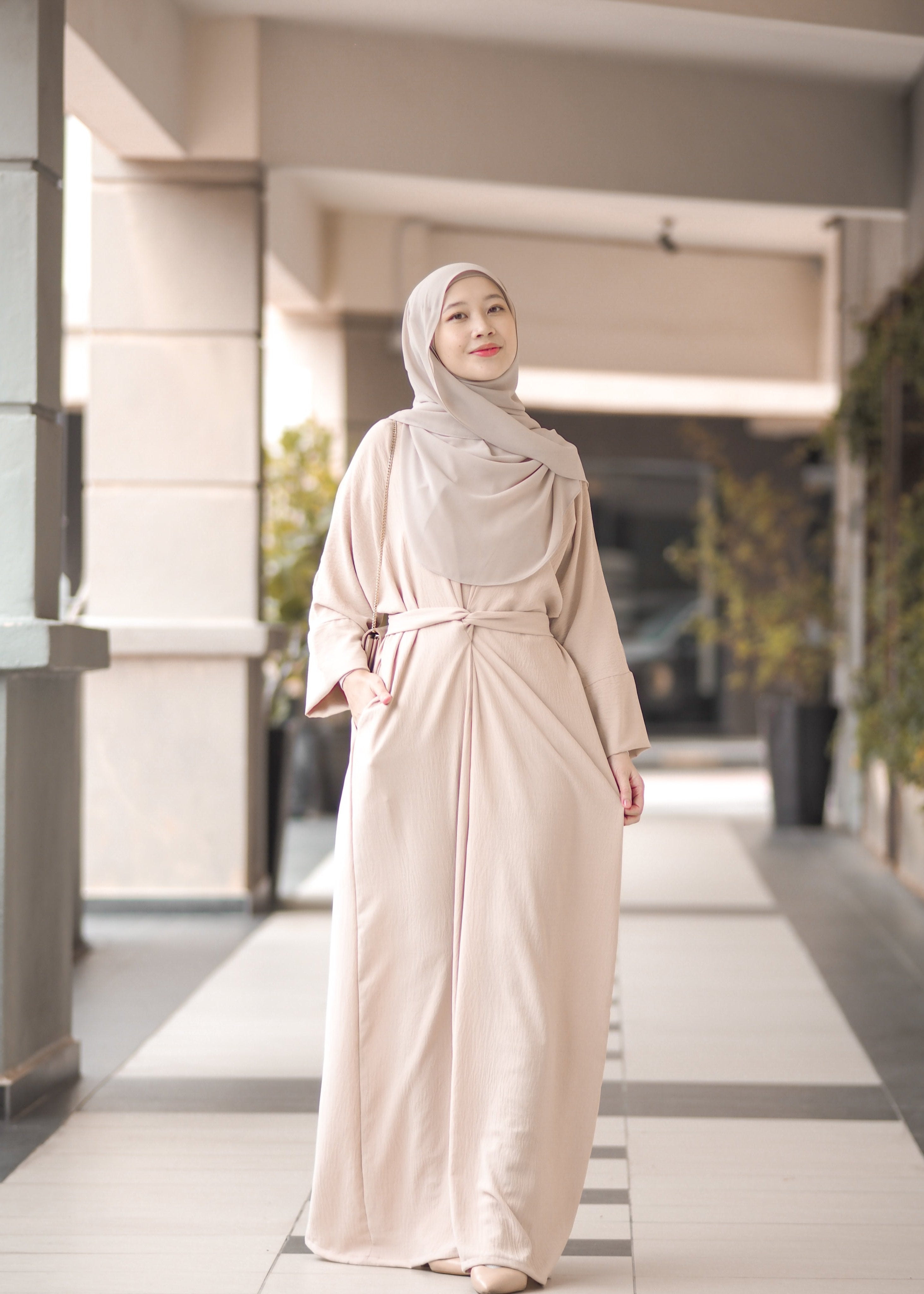 Yara Dress in Milk Tea