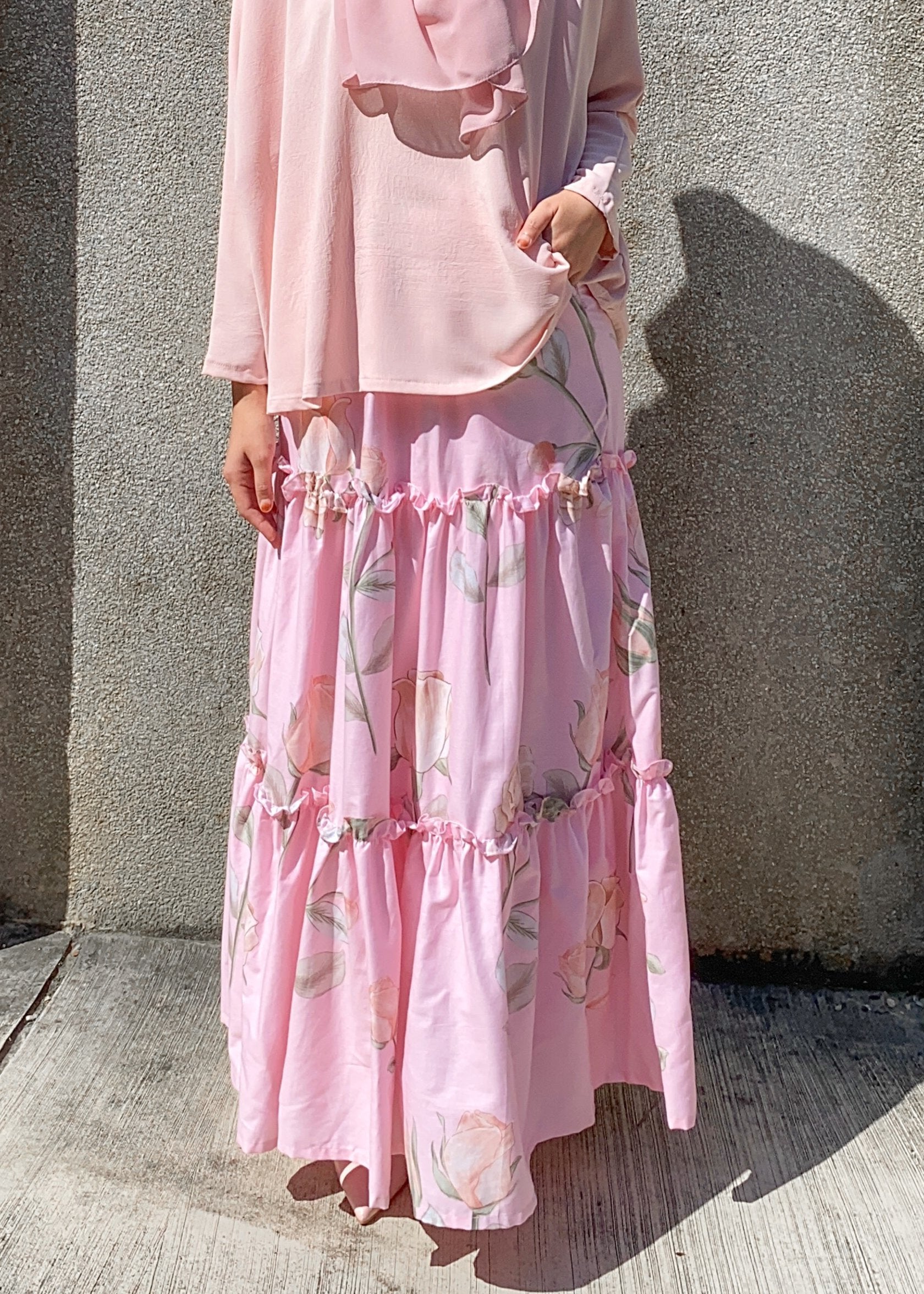 Nur Skirt in Petal Pink