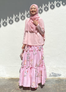 Nur Skirt in Petal Pink