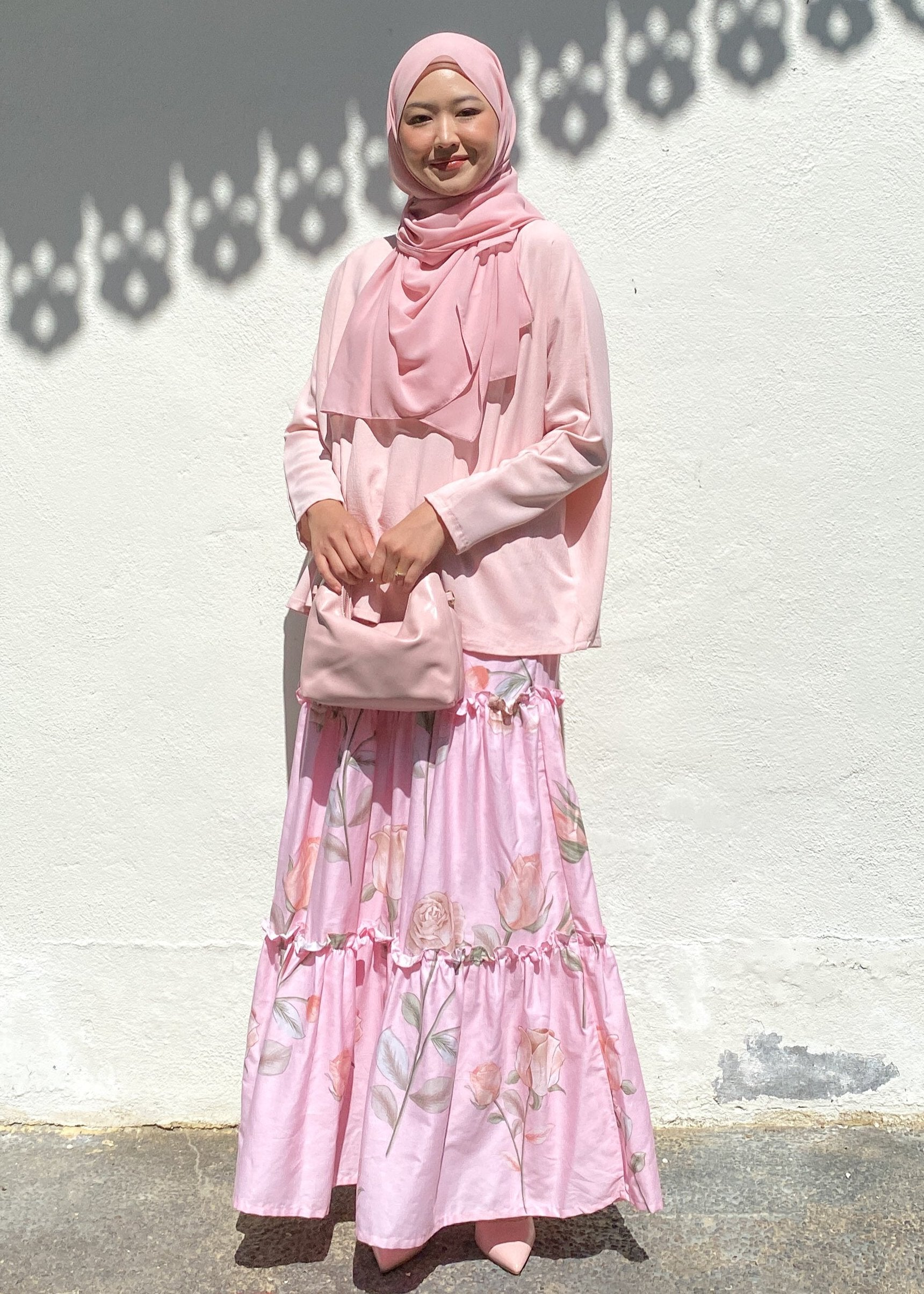 Nur Skirt in Petal Pink