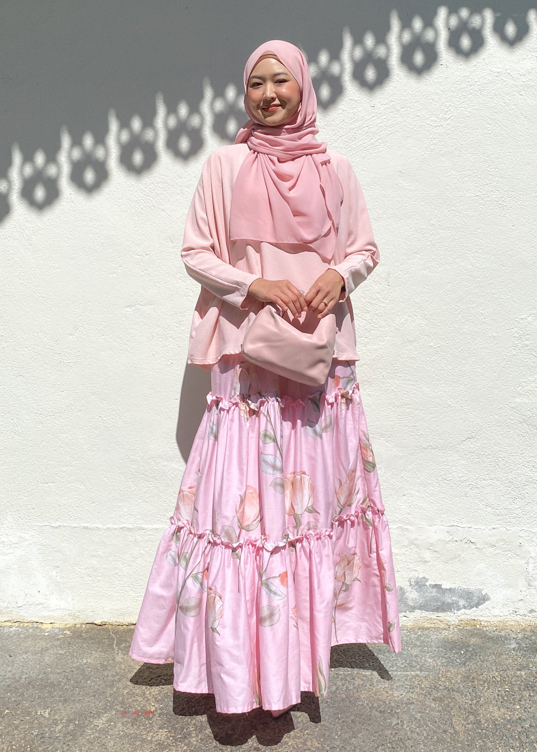 Nur Skirt in Petal Pink