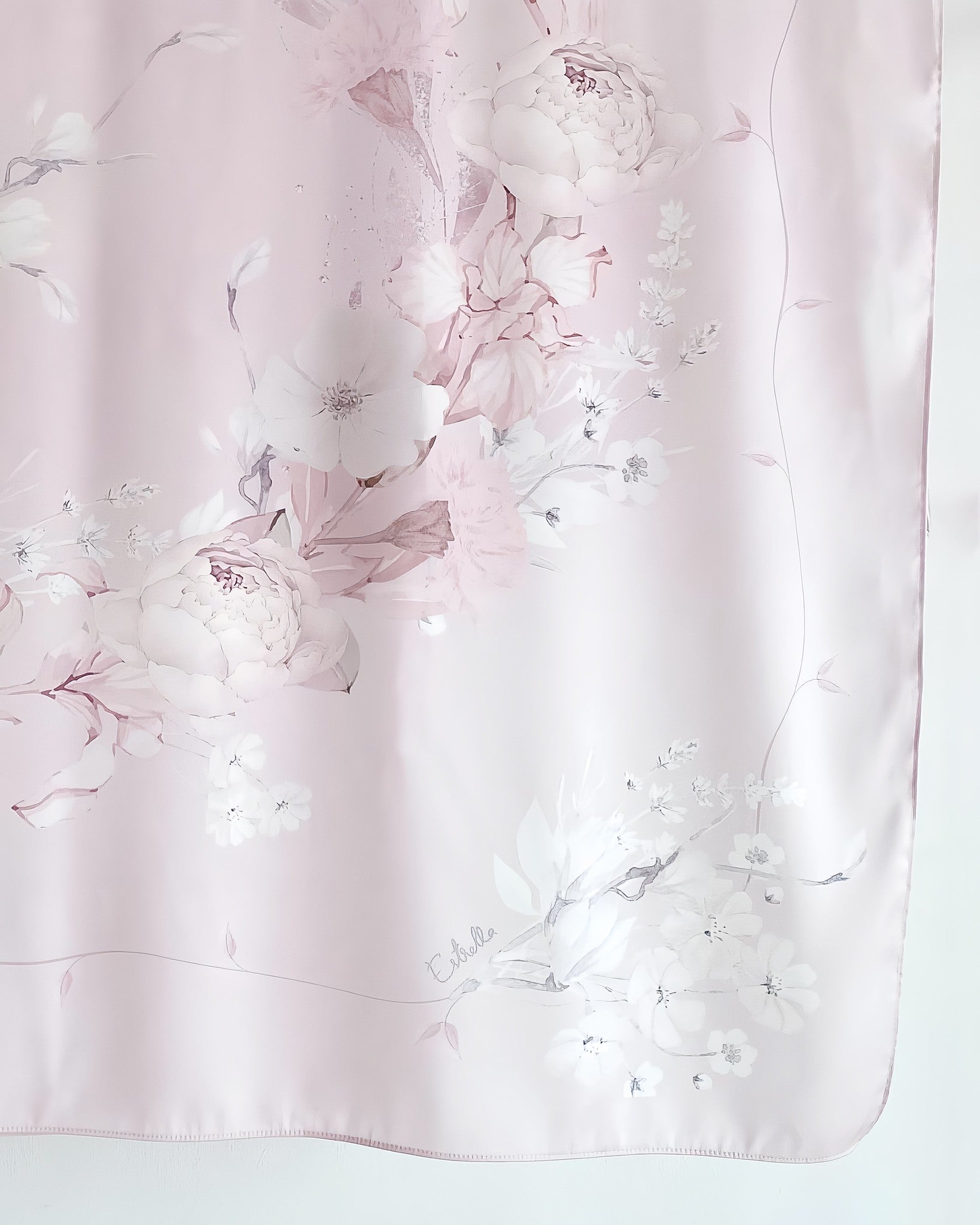 Rawdah Square Scarf in Softpink