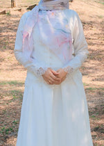 Load image into Gallery viewer, Fairytale Square Scarf in Beige
