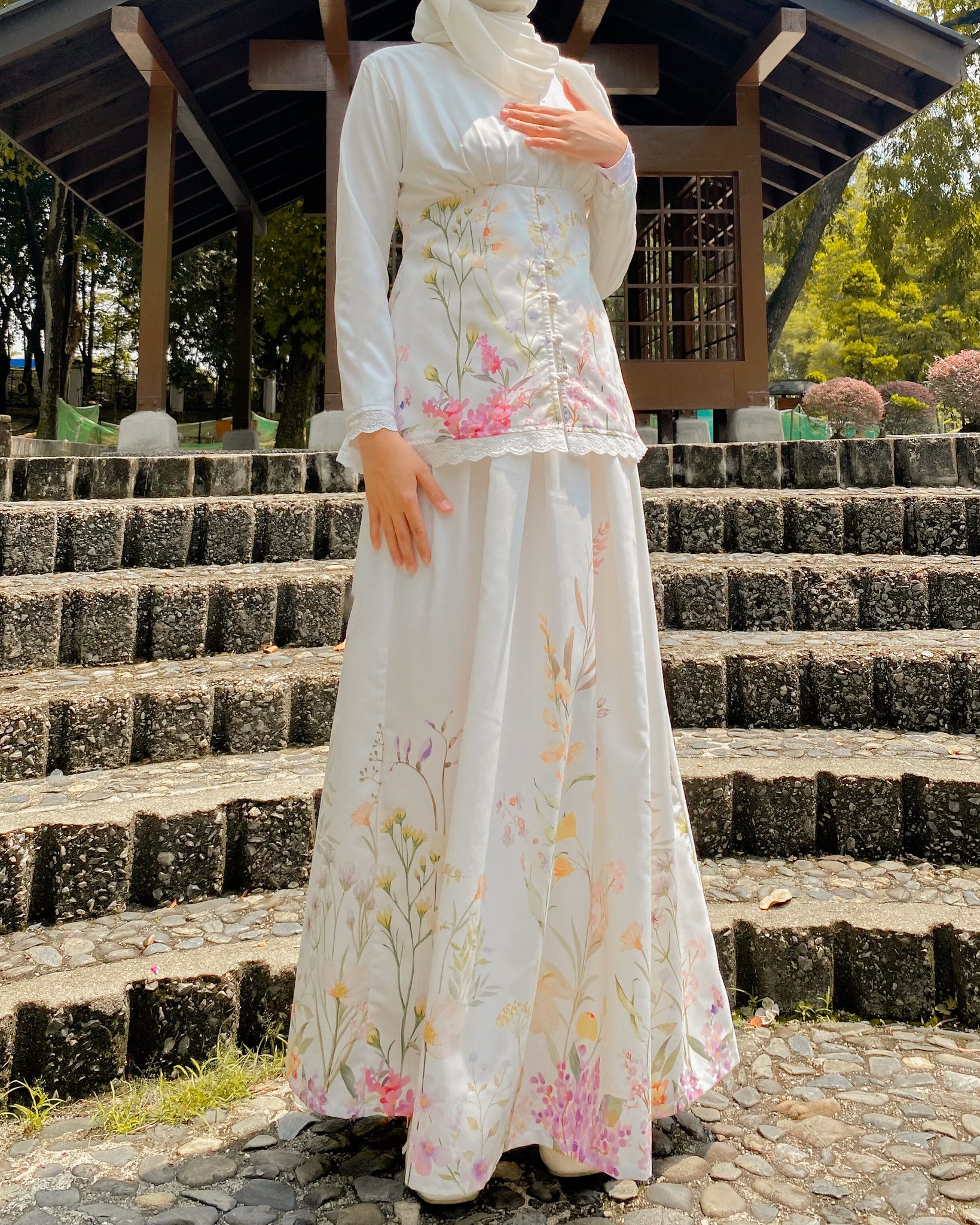 Lunara Skirt in White