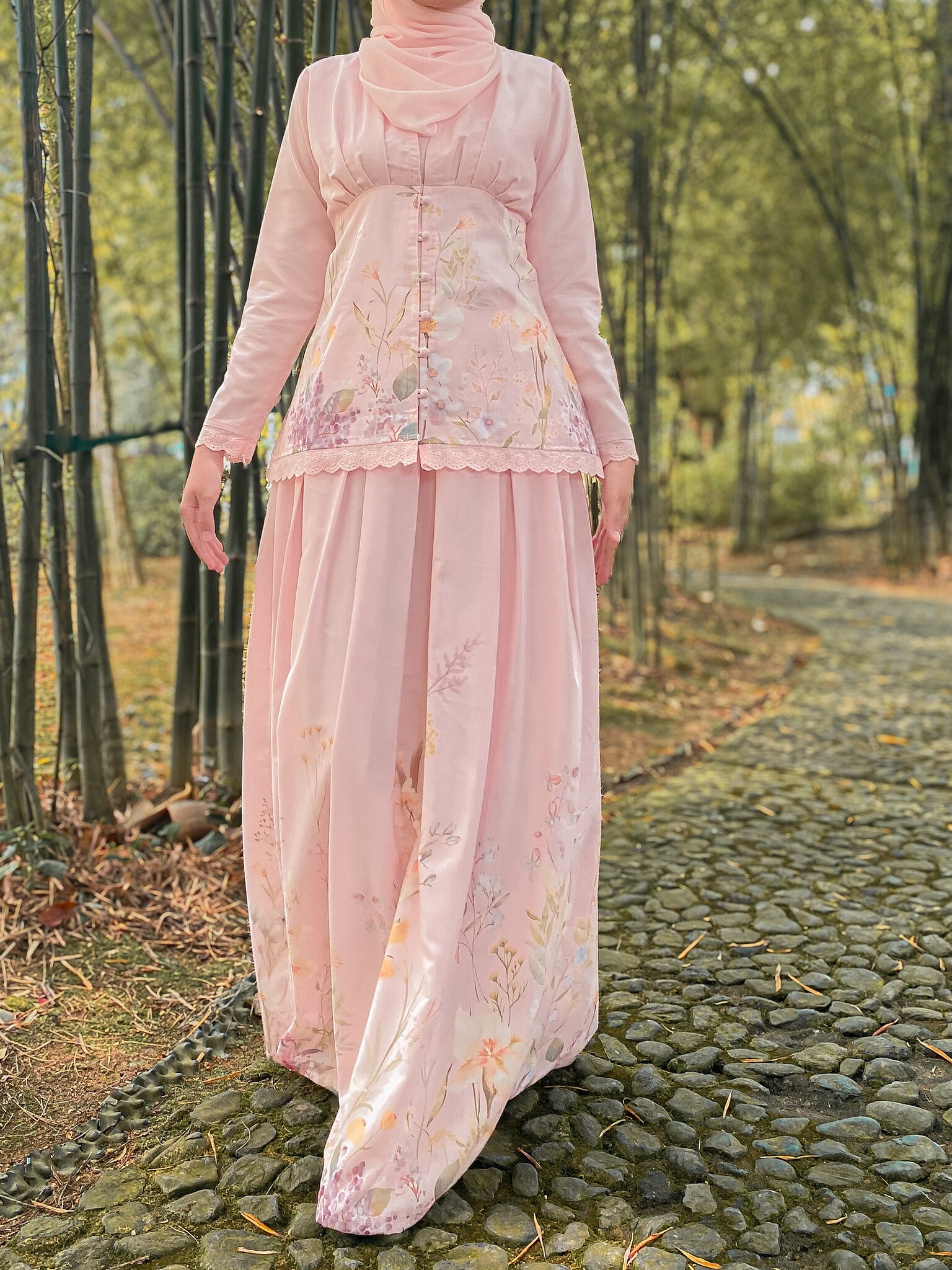 Lunara Skirt in Soft Pink