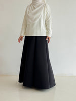 Load image into Gallery viewer, Khloe Plain Skirt 2.0 in Black
