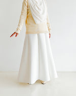 Load image into Gallery viewer, Khloe Plain Skirt 2.0 in White
