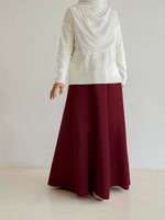 Load image into Gallery viewer, Khloe Plain Skirt 2.0 in Crimson

