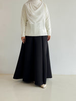 Load image into Gallery viewer, Khloe Plain Skirt 2.0 in Black
