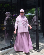 Load image into Gallery viewer, Evelyn Striped Top in Dusty Lilac
