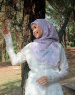 Load image into Gallery viewer, Fairytale Square Scarf in Lilac
