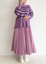 Load image into Gallery viewer, Evelyn Striped Top in Dusty Purple
