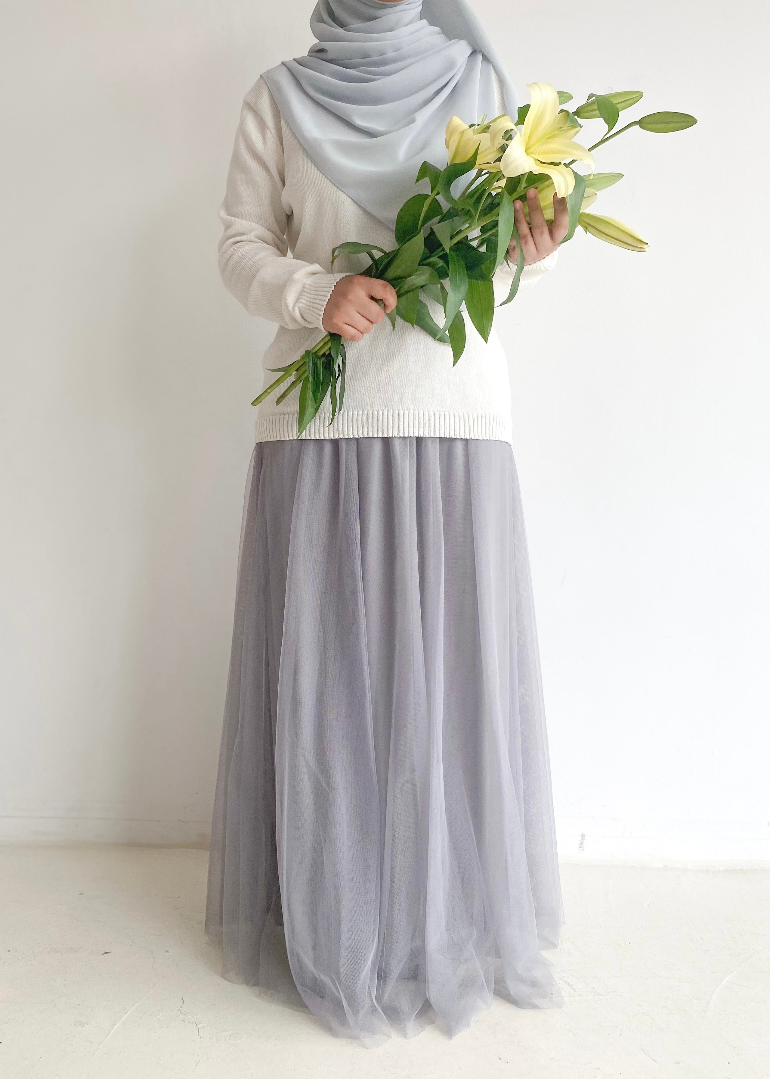 Alyra Skirt in Grey