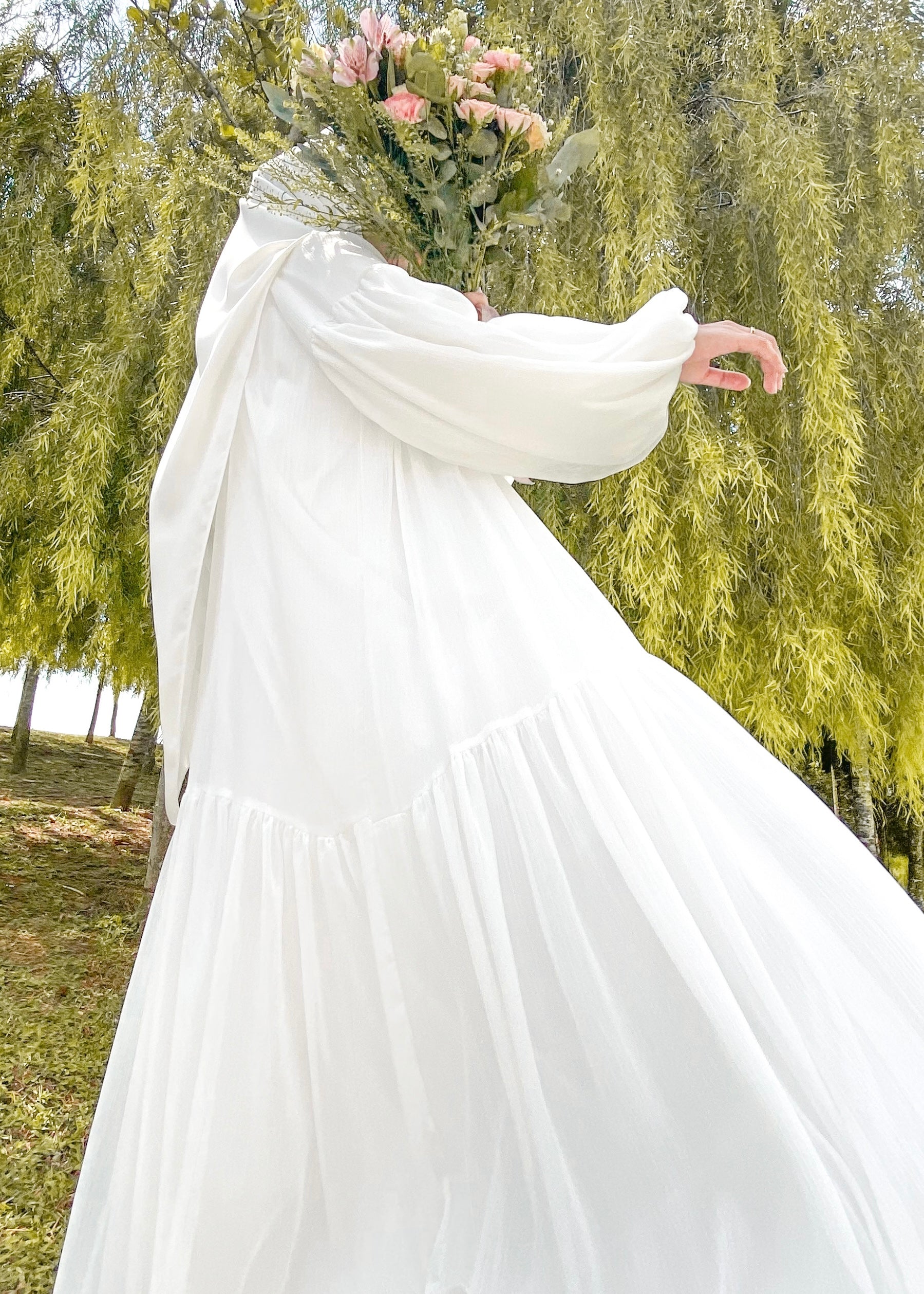 Cotton Boho Fringe Dress for Women / Off White – ChintamaniAlchemi