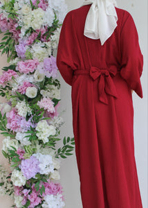 Yara Dress in Crimson