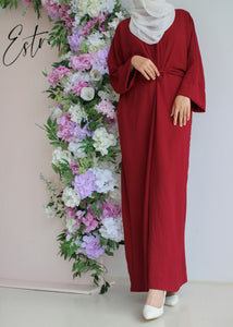 Yara Dress in Crimson