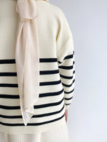 Load image into Gallery viewer, Gwen Striped Cardigan in Cream
