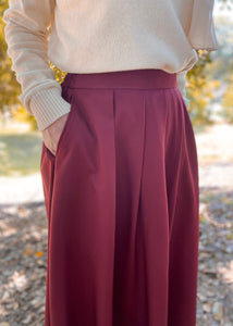 Alexia Skirt in Crimson