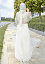Load image into Gallery viewer, Victoria Long Dress in Cream

