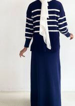Load image into Gallery viewer, Evelyn Skirt in Navy Blue
