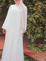 Load image into Gallery viewer, Victoria Long Dress in Off White
