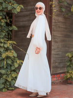 Load image into Gallery viewer, Victoria Long Dress in Off White
