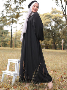 Victoria Long Dress in Black