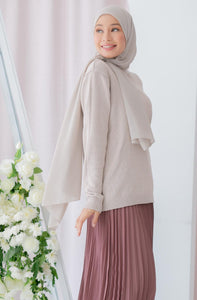 Agnes Knitted Top in Oat
