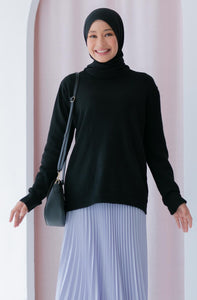 Agnes Knitted Top in Black