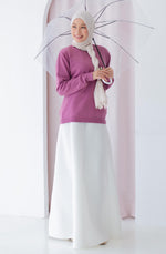 Load image into Gallery viewer, Agnes Knitted Top in Dusty Purple
