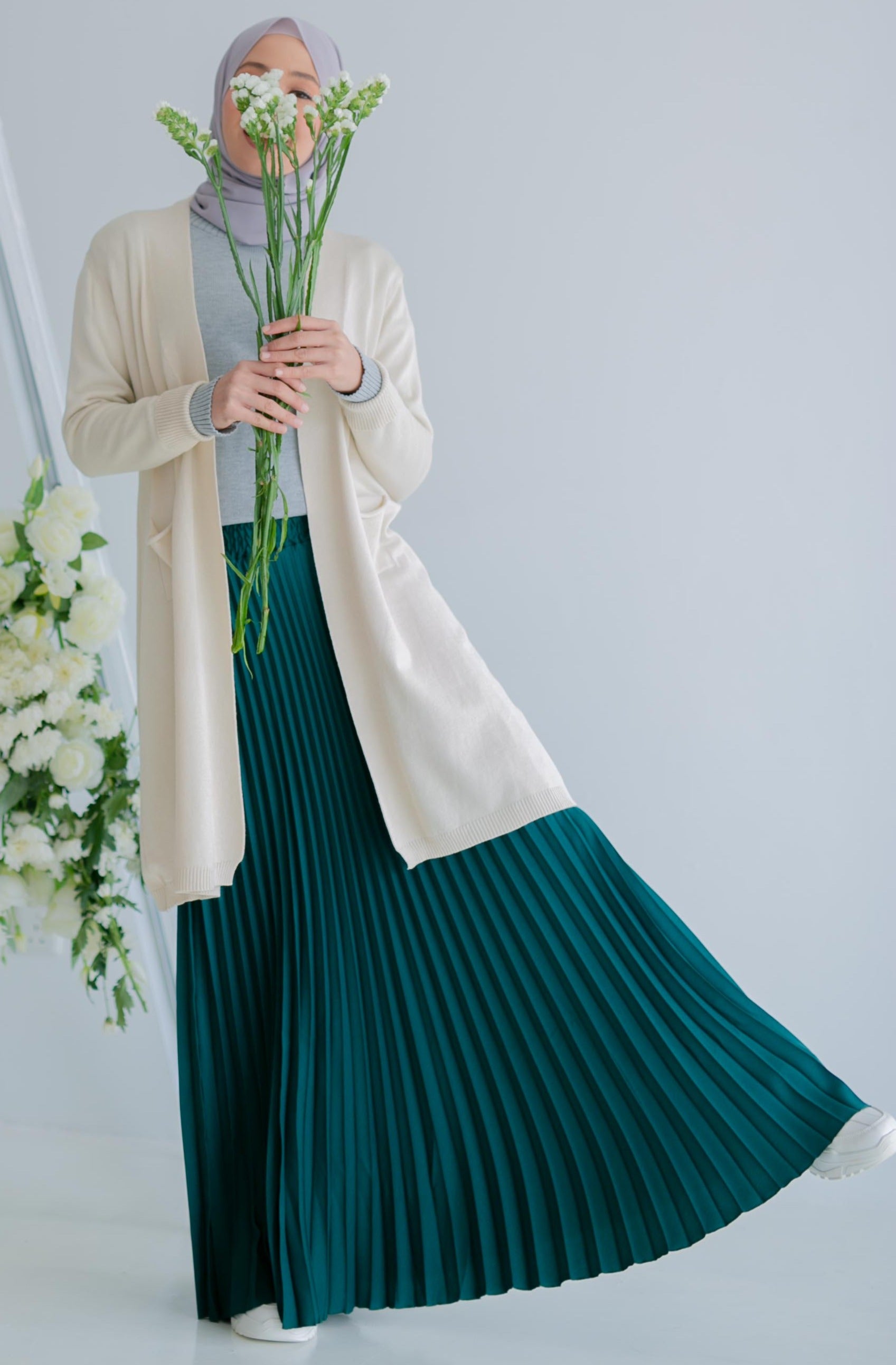 Harper Skirt in Emerald