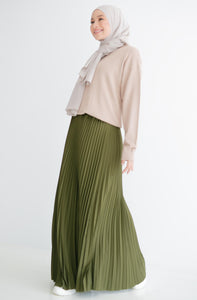 Harper Skirt in Olive Green