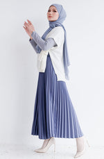 Load image into Gallery viewer, Harper Skirt in Denim Blue
