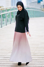 Load image into Gallery viewer, Ombré Pleats Skirt in Taupe
