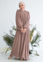 Load image into Gallery viewer, Victoria Long Dress in Mocha
