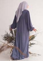 Load image into Gallery viewer, Victoria Long Dress in Denim Blue
