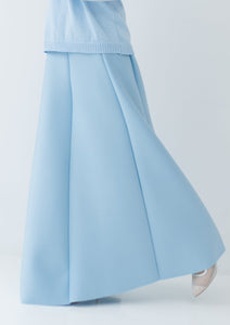 Khloe Plain Skirt in Baby Blue