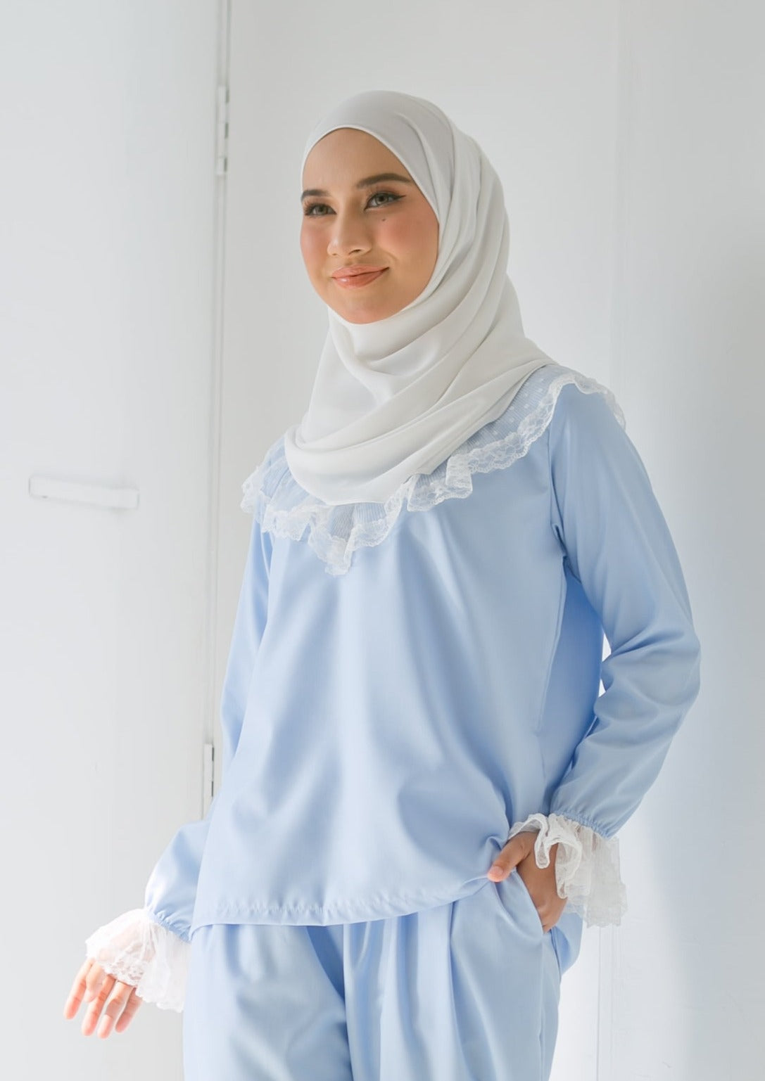 Anym Top in Baby Blue