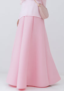 Khloe Plain Skirt in Pink